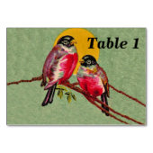 rode Tortelduifjes Sun Kaart (Achterkant)