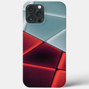 Rode tot grijze trapezoïden met de optie om te ver Case-Mate iPhone case