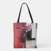 Rode Tote Bag (Achterkant)