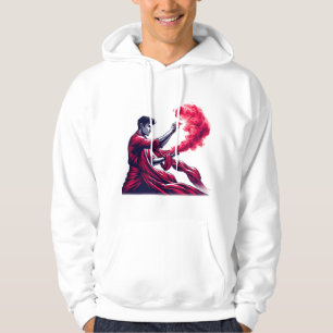 Rode Tovenaar - Mystieke Vlammende Magie Hoodie