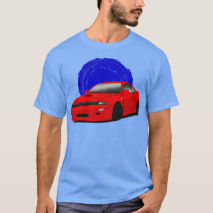 Rode Toyota Celica GTS ST185 T-shirt