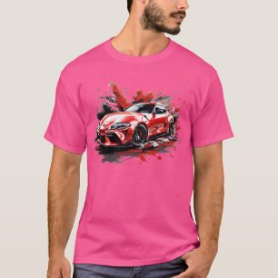 Rode Toyota Supra MK4 T-shirt