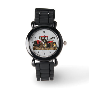 Rode Tractor Boerderij Grondbewerker Boerderij App Horloge