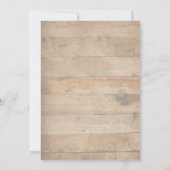 Rode tractor verjaardagsfeestje uitnodiging (Achterkant)