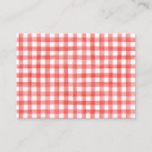 Rode tractorboeken voor Baby-Kaarten Informatiekaartje (Achterkant)