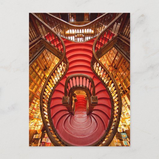 rode trap, Portugal Briefkaart (Voorkant)