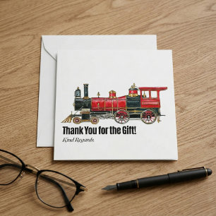 Rode trein dank u kaart