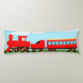 Rode trein lichaamskussen (Achterkant)