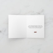 Rode trein rails dank u speciale dag notitiekaartje (Binnen)