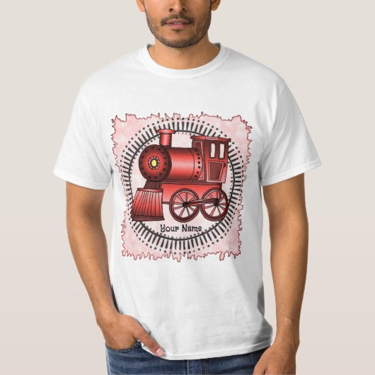 Rode Trein t-shirt (Voorkant)