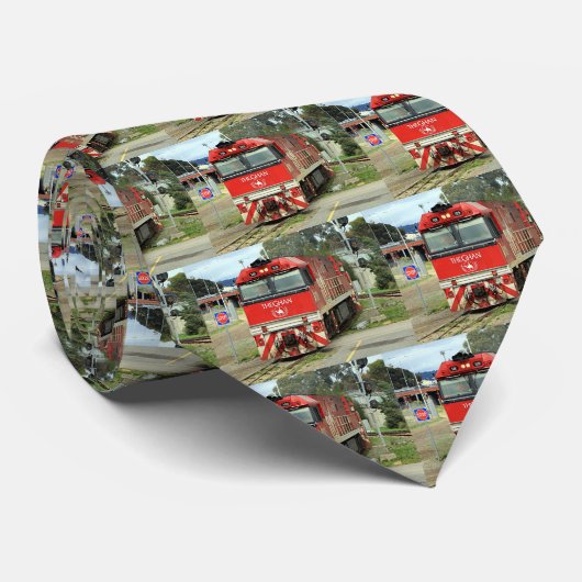 Rode treinen, Australië 2 Stropdas (Opgerold)