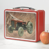  rode trekker, bijtende schuur (In situ)