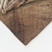  rode trekker, bijtende schuur fleece deken (Hoek)