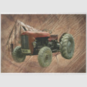  rode trekker, bijtende schuur tissuepapier (Voorkant)