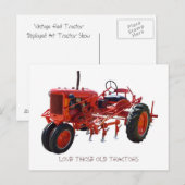  rode trekker briefkaart (Voorkant / Achterkant)