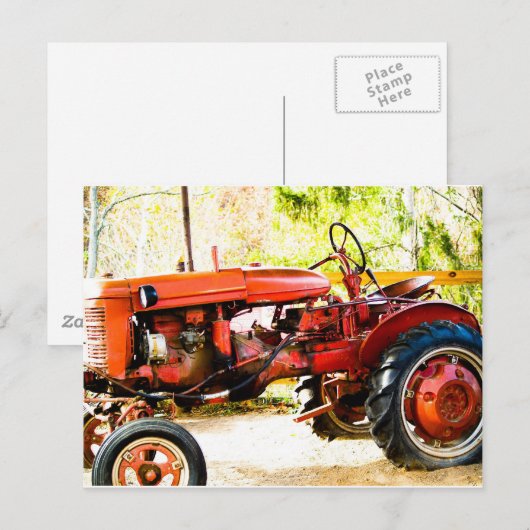  rode trekker briefkaart (Voorkant / Achterkant)