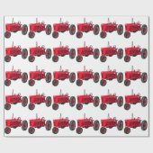  rode trekker cadeaupapier (Vlak)