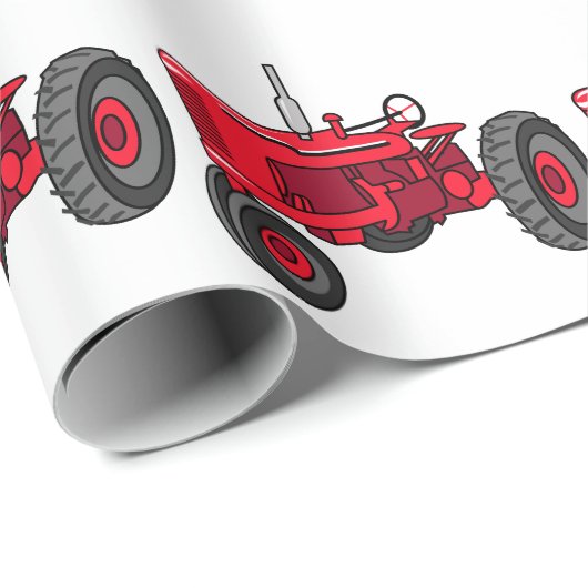  rode trekker cadeaupapier (Rol Hoek)