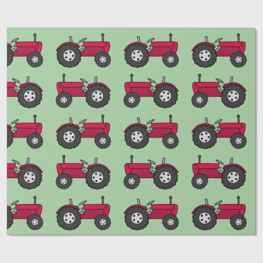  rode trekker cadeaupapier (Vlak)