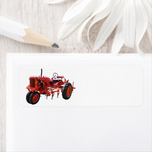  rode trekker etiket (Insitu)