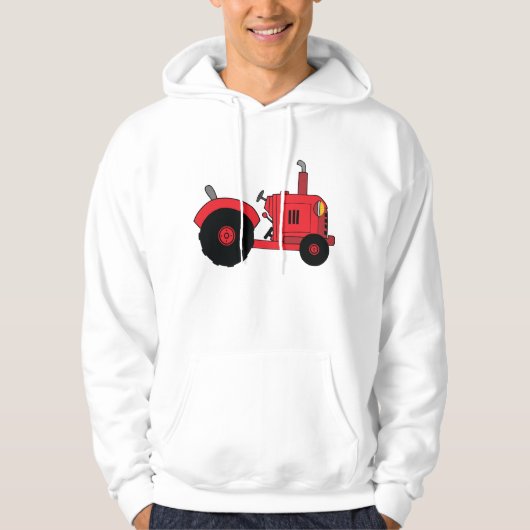 rode trekker hoodie (Voorkant)
