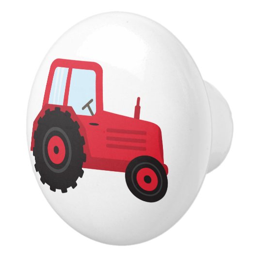 Rode trekker keramische knop (Rechts)