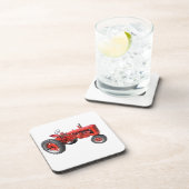  rode trekker onderzetter (Rechterzijde)