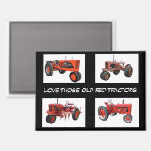 rode trekkers magneet (Voorkant / Achterkant)