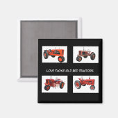 rode trekkers magneet (Voorkant / Achterkant)