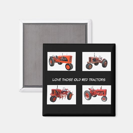  rode trekkers magneet (Voorkant / Achterkant)