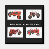  rode trekkers magneet (Voorkant)