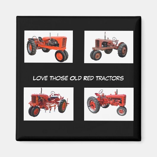 rode trekkers magneet (Voorkant)