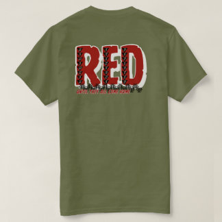 Rode Tribale T-Shirt - Eer Onze Gelegerden