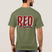 Rode Tribale T-Shirt - Eer Onze Gelegerden (Achterkant)