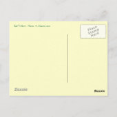 Rode Trilliumventiel Briefkaart (Achterkant)