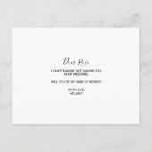 Rode Tropische en Romantische Eremetjes Uitnodiging Briefkaart (Achterkant)