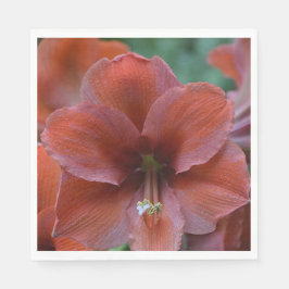 Rode Tropische ventilator Servet