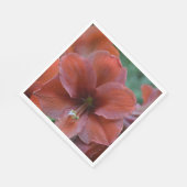 Rode Tropische ventilator Servet (Hoek)