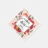 Rode Trouwboeket Bloemboeket Mr & Mrs Script, Blus Servet (Hoek)