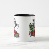 Rode Truck Kerstmug Mok (Midden)