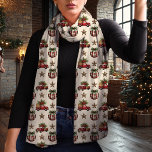 Rode Truck Plaid Ornamenten Kerst Sjaal<br><div class="desc">Vier de feestdagen in stijl met deze charmante chiffon sjaal met een nostalgische rode vrachtwagen en feestelijke ornamenten. Met plaid ornamenten, rustieke sterren en klassieke rode vrachtwagens die kerstbomen dragen, straalt deze sjaal vakantiegeest uit. De lichtgewicht chiffon stof voegt een vleugje elegantie en comfort toe, waardoor het de perfecte accessoire...</div>