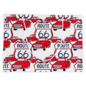  Rode trucks op route 66 Groot Cadeauzakje (Achterkant)