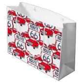  Rode trucks op route 66 Groot Cadeauzakje (Achterkant Gekanteld)