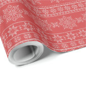 Rode trui met kerst cadeaupapier (Rol Hoek)