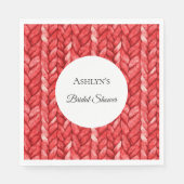 Rode trui Vrijgezellenfeest Servet (Voorkant)