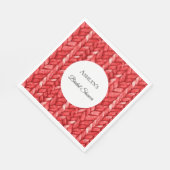 Rode trui Vrijgezellenfeest Servet (Hoek)