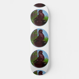 Rode Tuimelduivencirkel Persoonlijk Skateboard