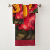 Rode tulp bad handdoek (Insitu)