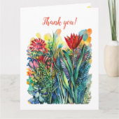 Rode tulp bedankkaart (Voorkant)