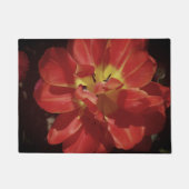 Rode tulp Bloem Deurmat (Voorkant)